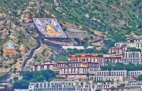 Drepung Monastery, Thangka Unveiling  » Click to zoom ->