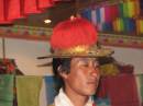 Handson Tibetan dancer and his hat  » Click to zoom ->