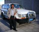Tibet Tour vehicle of 4WD and driver Kelsang  » Click to zoom ->